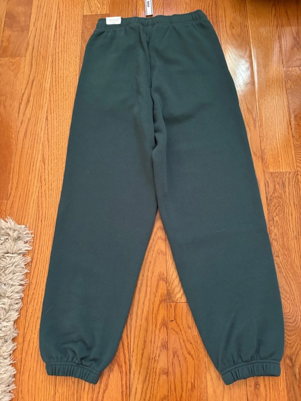 VS Pink relaxed fit Dark Green Sweatpants - Picture 3 of 4